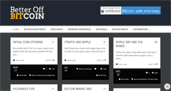 Desktop Screenshot of betteroffbitcoin.com